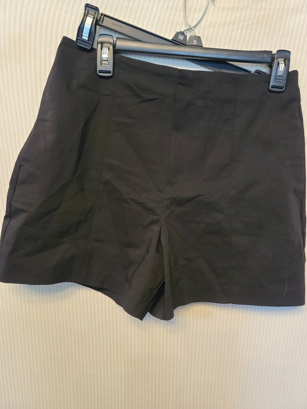 MNG Classic High-Waist Black tailored look Shorts original $80